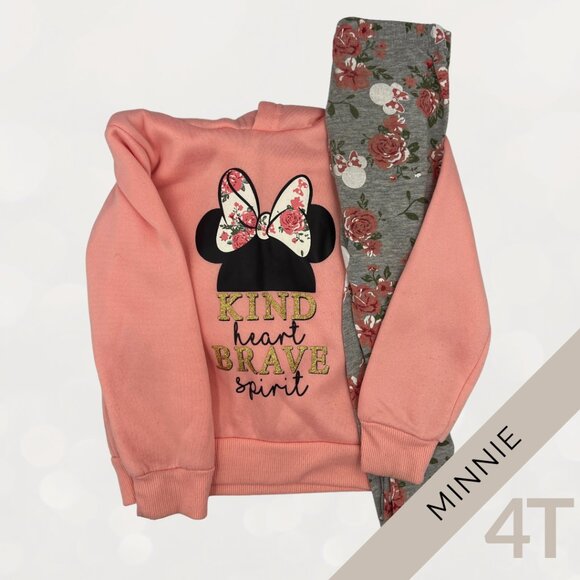 Minnie Mouse Girls 5-Piece Clothing Bundle Size 4T | Tops & Leggings - Picture 3 of 9